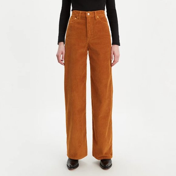 Levi's Denim - Levi's Ribcage Wide Leg Corduroy Jeans Size 26